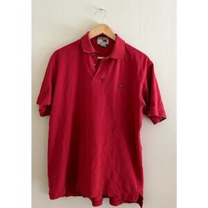Vintage Embroidered Faded Red Perlis Crawfish Louisiana Polo Shirt Men's Small